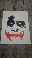 Joker The Dark Knight canvas painted art