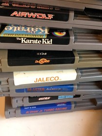 Huge! Nintendo NES Console Bundle NEW PINS 22 Game lot Super Mario 1 2 