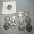 Mercury Dime / 6x War Nickels / 4x Buffalo Nickels SILVER US MINT COIN Lot
