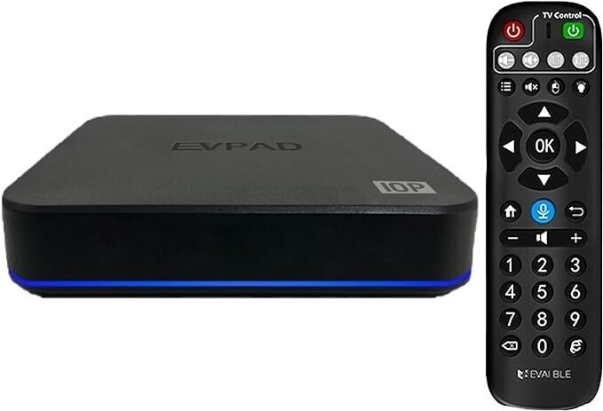 EVPAD 10P 4G RAM/64G ROM Android 10.0 Tv Box Asia HK JP CN Taiwan  Tv官方版易播電視盒 北美版