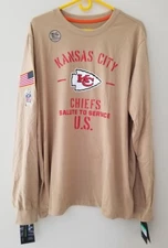 KANSAS CITY CHIEFS Nike 2019 Salute to Service Sideline Shirt MENS XL