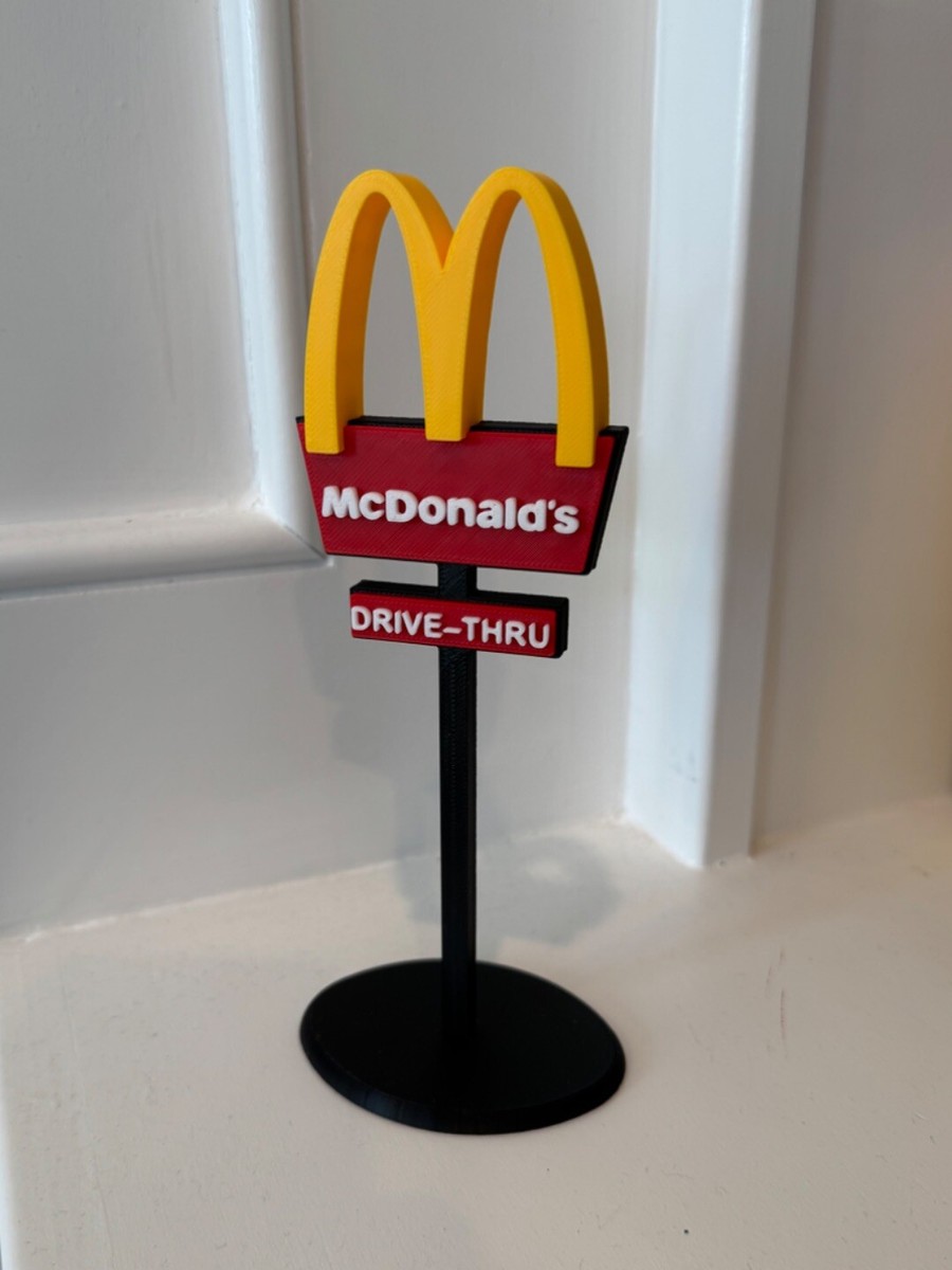 McDonald's Fast Food Drive Thru Sign | eBay