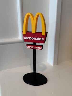 McDonald's Fast Food Drive Thru Sign | eBay