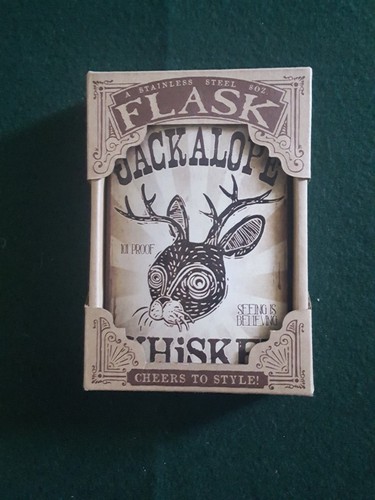 Jackalope flask - 8oz Stainless Steel by Trixie & Milo - Picture 2 of 4