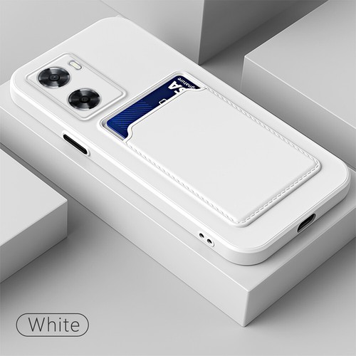 Case For Oppo A17K A54 A96 A94 A58 A78 Shockproof Soft Silicone Card Slot Cover - Picture 23 of 23