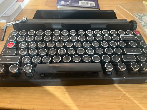 Qwerkywriter Typewriter Inspired Retro Mechanical Wireless Keyboard - excellent!