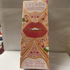 Escada Summer Festival Eau De Toilette Natural Spray 3.3 Fl Oz Limited Edition.