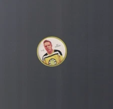 Aut Erickson Boston Bruins 1960-61 Shirriff Plastic Coin