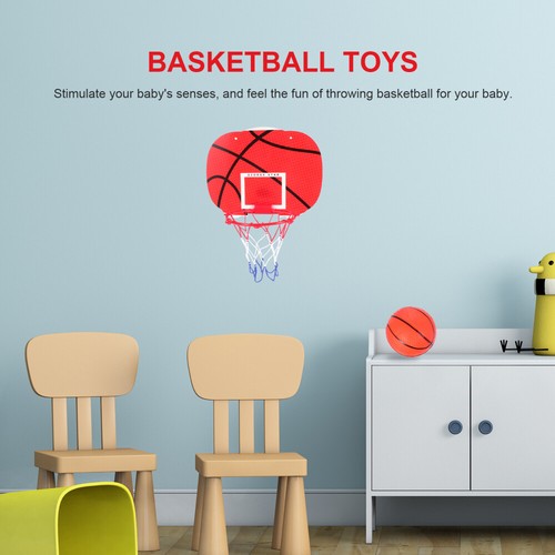 2 Sets Wandmontierter Basketballkorb Kind Baby Spielzeug Werfen Sportspielzeug - Bild 12 von 12