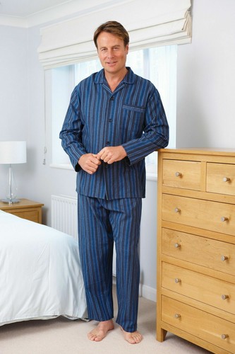 Herren Champion Cambridge Baumwolle Pyjama Nachtwäsche... - Bild 6 von 18