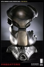 🟠 SIDESHOW PREDATORS - CLASSIC [BATTLE DAMAGED] 1:1 SCALE BIO-MASK #025/750