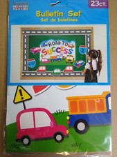 23 pc. Bulletin Set Die cut board 11"x15" 10 boulders 10"x2.25" 12 cutouts 5.5x5