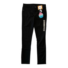NWT Member's Mark Girls Favorite Knit Denim Skinny Jean W/ Accessory Black 14/16