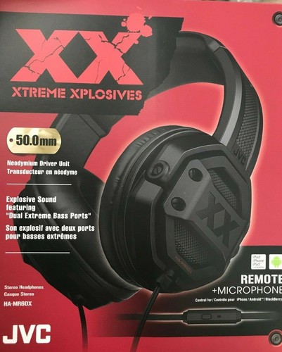 JVC - HAMR60X - XX Xtreme Bass Headset - Black 46838071577 | eBay