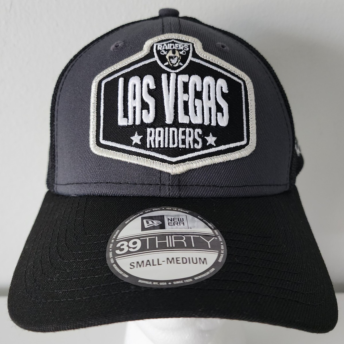 Vegas Raiders 2021 Draft Day Hats New Era 39THIRTY 2021 Draft