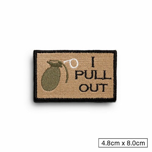 AK Gun Grenade Embroidered Sew On Hook Loop Patch Badge Fabric Cap Craft Sticker - Picture 13 of 13