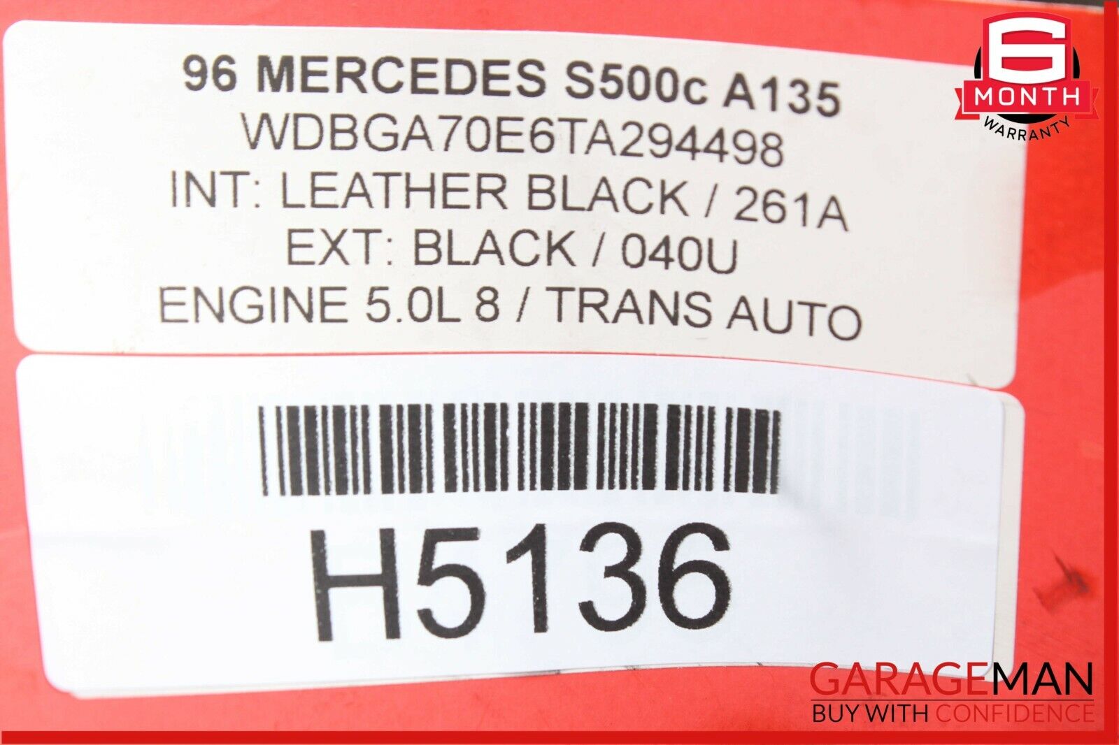 94-99 Mercedes W140 S320 S420 S500 Front Fuse Relay Box Blinker Hazard Wiper