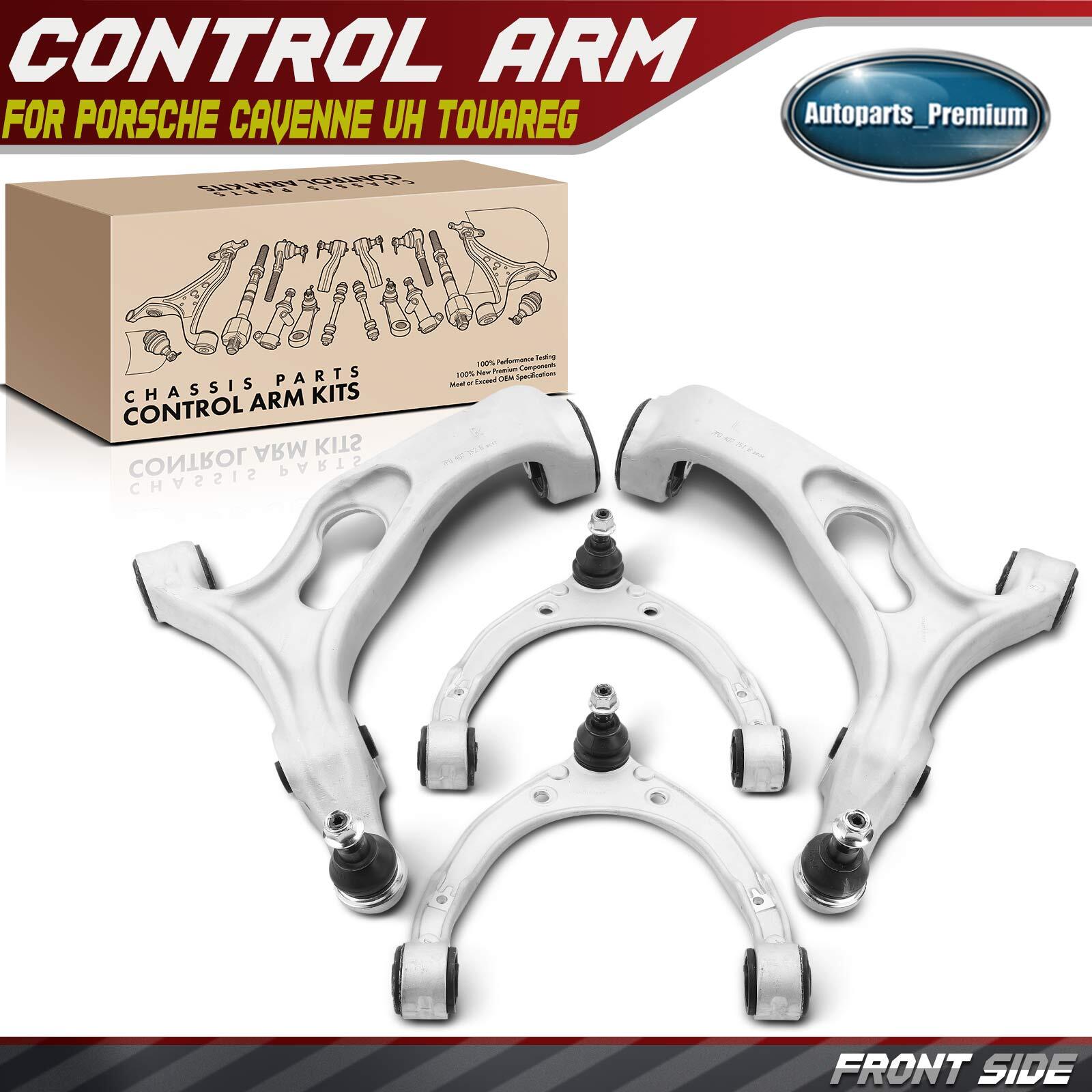 4pcs Front Upper & Lower Control Arm Ball Joints for Porsche Cayenne VW ...