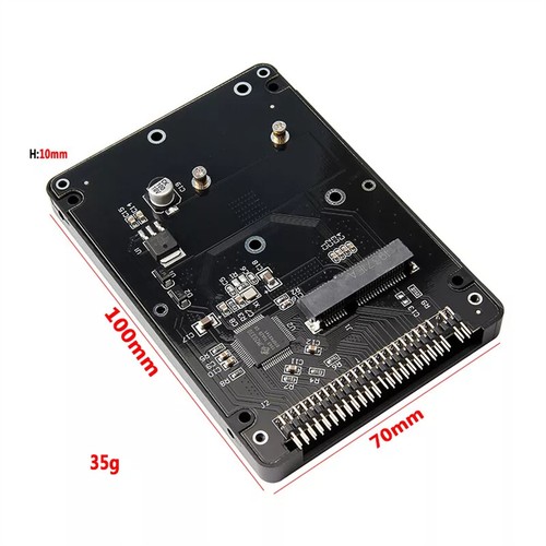 Carte convertisseur adaptateur MSATA vers 2,5 pouces IDE SSD MSATA vers PATA 44 BROCHES avec étui - Photo 5/6