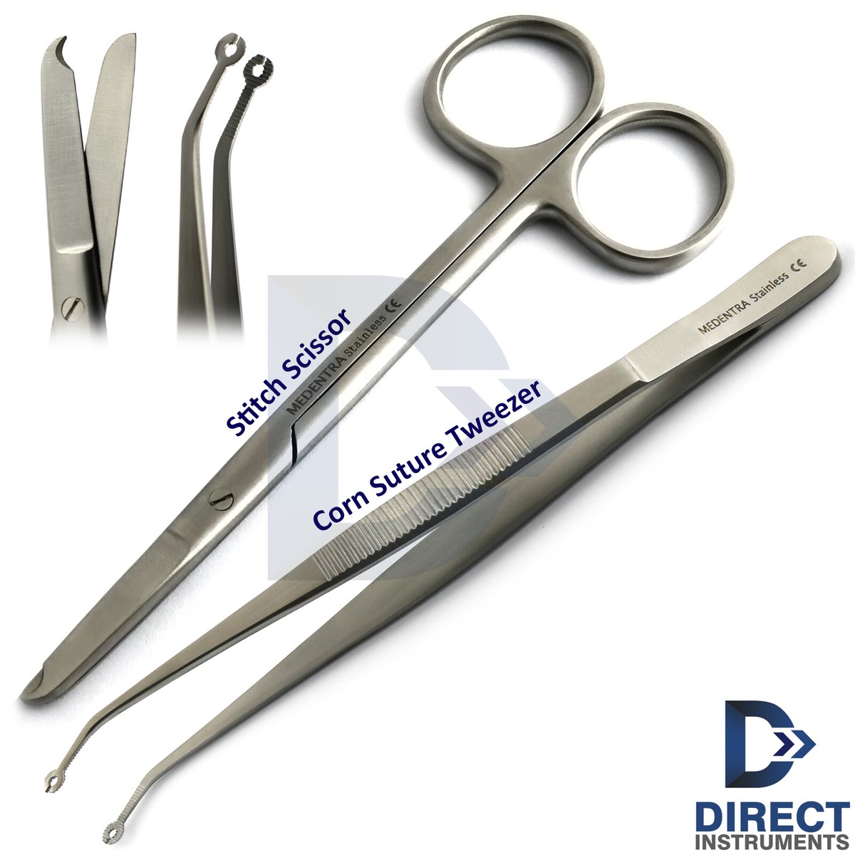 Spencer Punto Sutura Forbice 3.5 Pollici Con Punta A Gancio In Acciaio - Foto 12