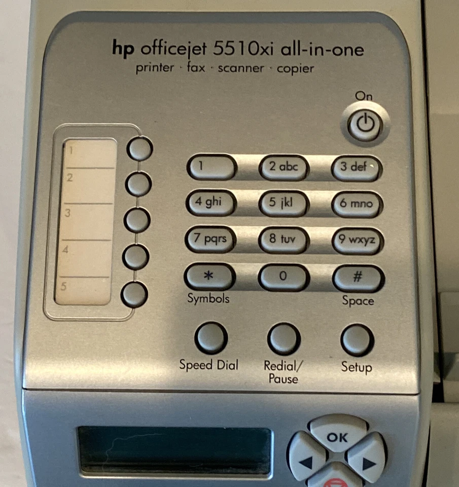 HP All-in-One Drucker Fax Scanner Kopierer Officejet 5510 XI getestet und funktioniert - Bild 4 von 4