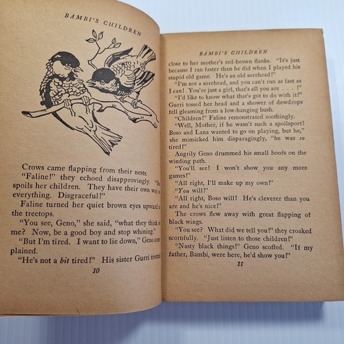 1939 Bambi’s Children Sequel The Story Of A Forest Family Felix Salten Hardcover - Foto 13 di 18