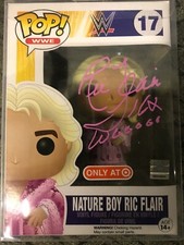 Funko Pop! WWE Nature Boy Ric Flair #17 Signed Vinyl Figure (Target Exclusive)