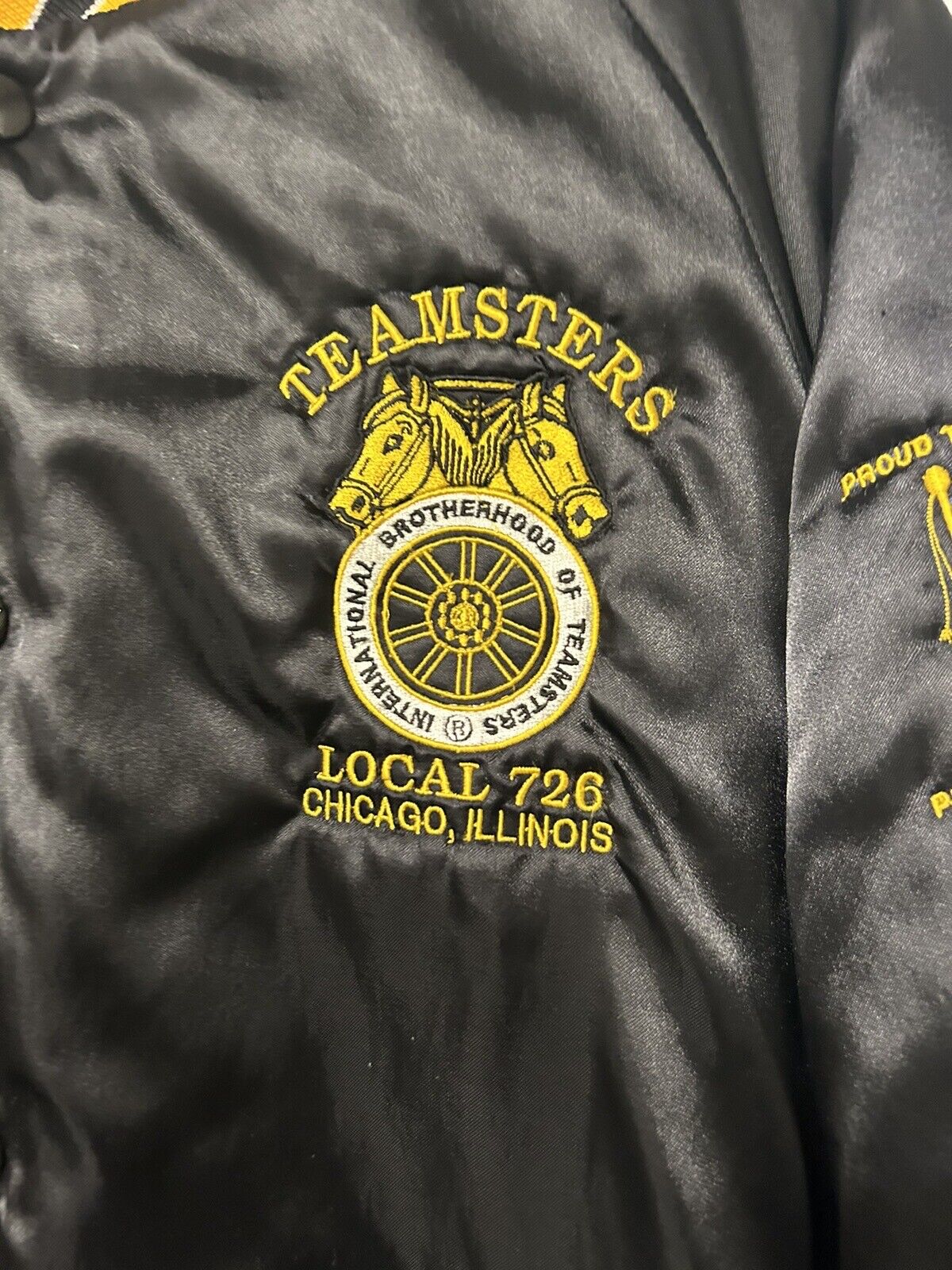 Vtg Teamsters King Louie Sz XXL USA Embroidered B… - image 2