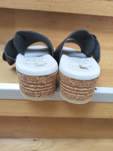 Wörishofer, Hausschuhe, Pantoffeln, Sandals, Gr. 41F, Leder, Neu - Bild 5 von 7
