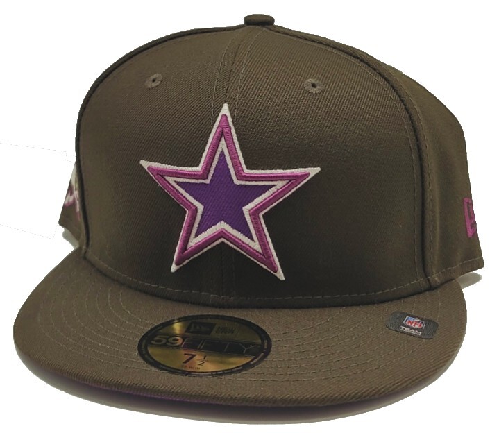 Dallas Cowboys New Era 59Fifty Retro Joe Brown Purple Fitted Hat