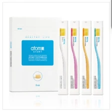 Atomy Toothbrush 99.9% Gold Coated Nano Vitality Brush (8PCS)