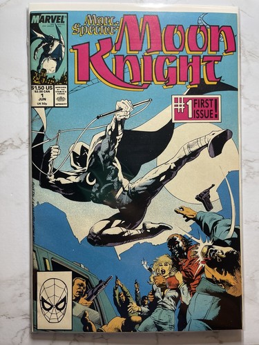 Marc Spector: MOON KNIGHT #1 - Marvel Comic Book June 1989 - 第 1/2 張圖片