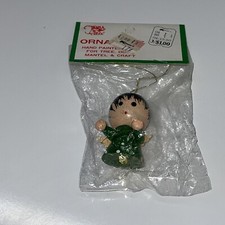 NOS VTG Angel Trim A Tree Collectible Tree Christmas Ornament Hand Painted C12