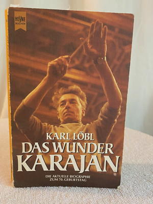 HERBERT VON KARAJAN 1978 DAS WUNDERKIND by KARL LÖBL German paperback 191pp
