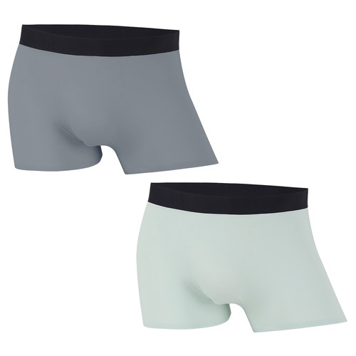 Boxer uomo sexy traspirante seta ghiaccio slip senza cuciture pantaloncini intimo mutande - Foto 17 di 21