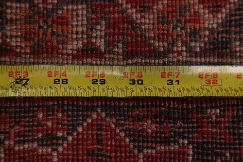 Vegetable Dye Traditional Living Room Handmade Wool Red/ Ivory Rug 7x10 - Picture 23 of 23