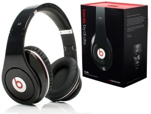 DR.DRE BEATS STUDIO MONSTER BLACK 100% ORIGINAL GIFT E98B HEADPHONES TOP* - Picture 1 of 5