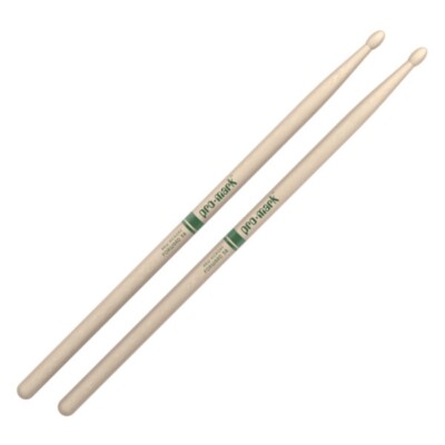 PROMARK TXR5BW Raw Hickory 5B Wood   Classic Forward Hickory 5B   Oval Wood Tip