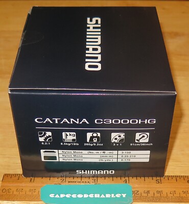 Shimano CATANA FE Spinning Reel (CATC3000HG) Fishing NEW