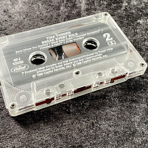 Tina Turner Break Every Rule Cassette Tape Capitol Records 1986 4PJ 12530 - Picture 5 of 5