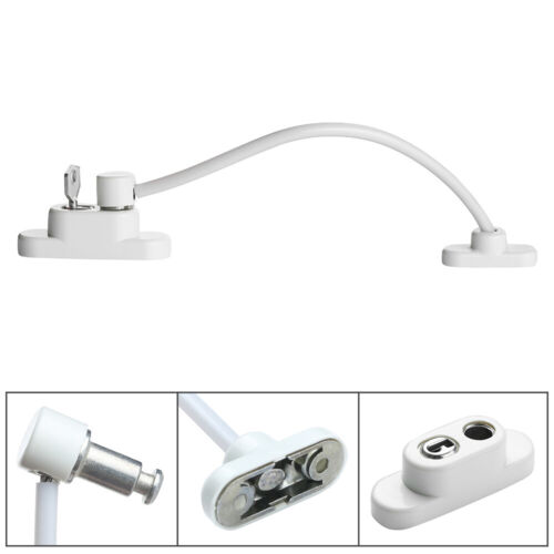 1PCS UPVC Window Restrictor Safety Cable Lock Wire kids Child Security Locks ·-~ - Picture 3 of 12