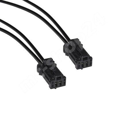 2x Stecker 2-polig Reparatursatz für Renault Kangoo Kennzeichenleuchte Kabel