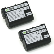 Wasabi Power Battery for Nikon EN-EL15, EN-EL15a, EN-EL15b, EN-EL15c 2-Pack