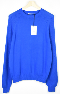 シャツ ZAPA Jumper Men's XL Tight Knit Pullover Crew Neck Blue | eBay