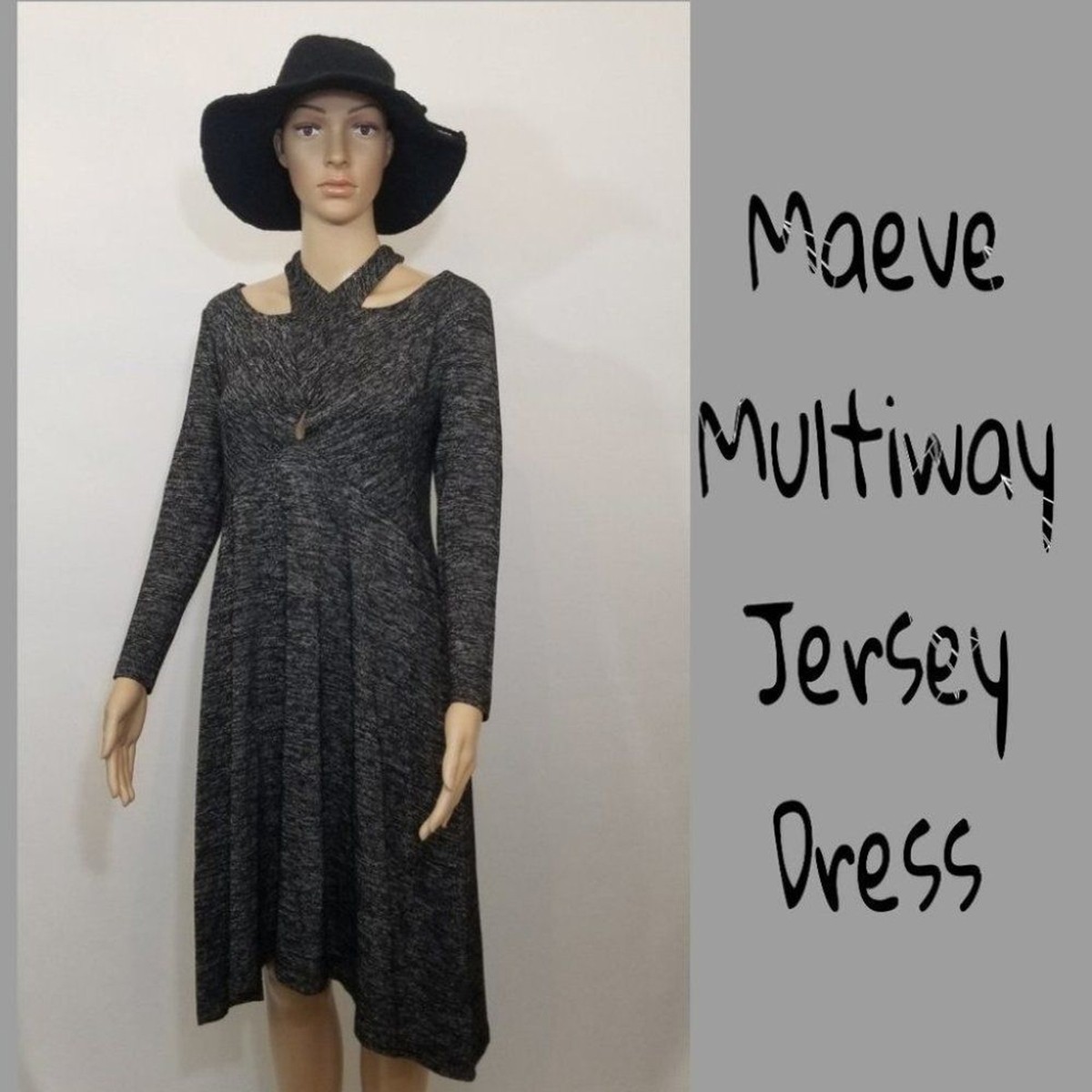 flattering jersey dress Atria 6868H