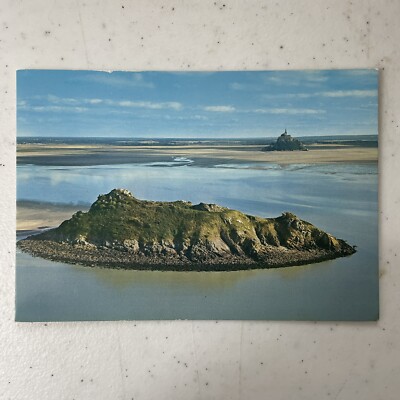 Vintage Le Mont St. Michel Tombelaine France Postcard - Unposted VGC