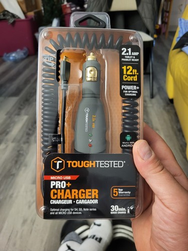 Dur Testé Pro+ Chargeur Micro USB 12ft Cordon Voiture Camion Chargeur,Android, Neuf - Photo 13 sur 13