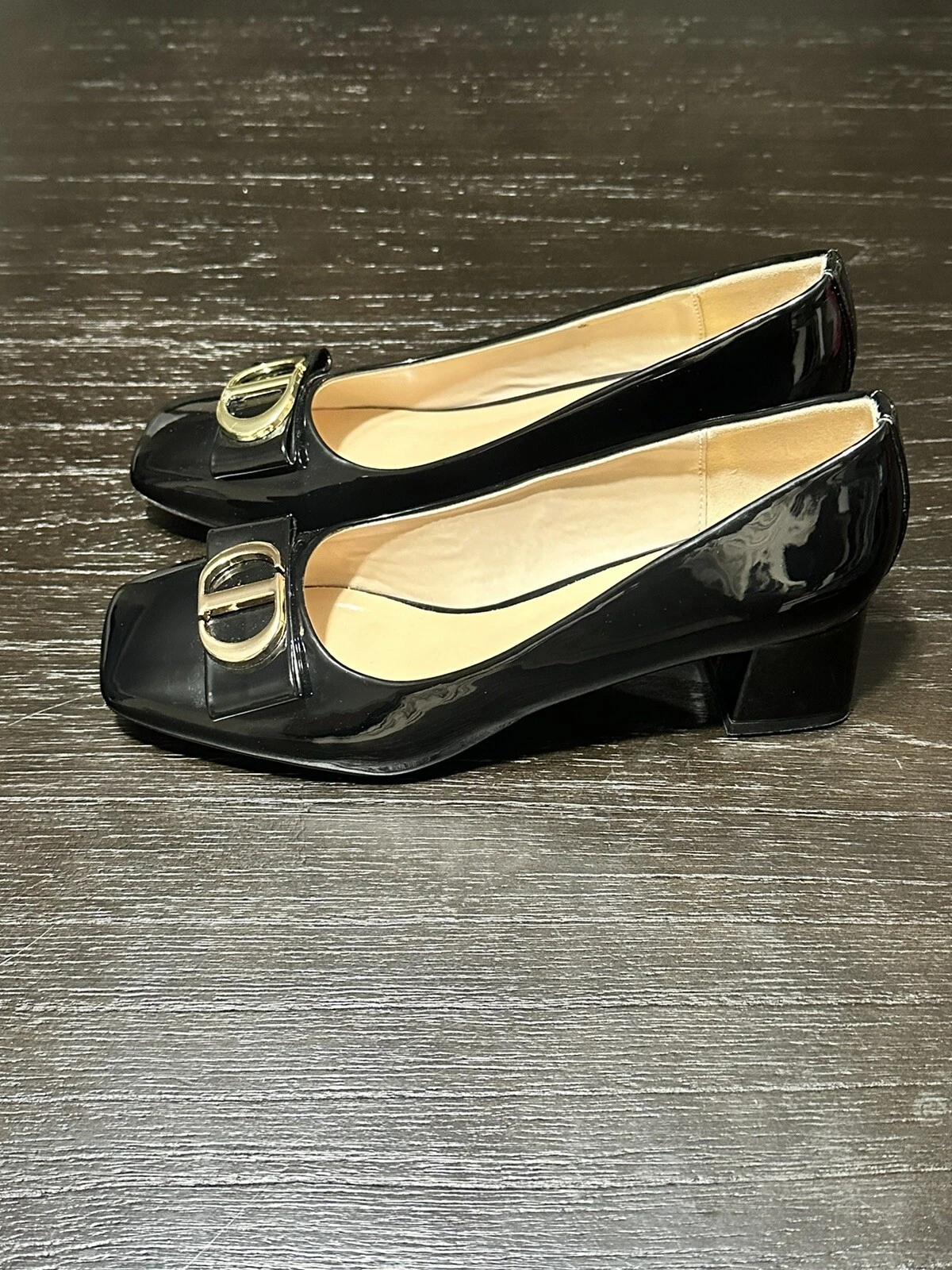 Talons moyens Christian Dior cuir verni taille 42 Made In Italy