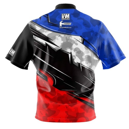 I AM Bowling™ Liberty Layers Bowling Jersey Sizes S-4XL Moisture-Wicking - Picture 12 of 14