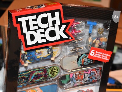 Tech Deck SANTA CRUZ SET Finger Skateboard 6 PACK 50TH ANNIVERSARY